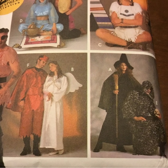 Simplicity 9169 cut to m-  Kids Halloween Costume Set - - Picture 3 of 7